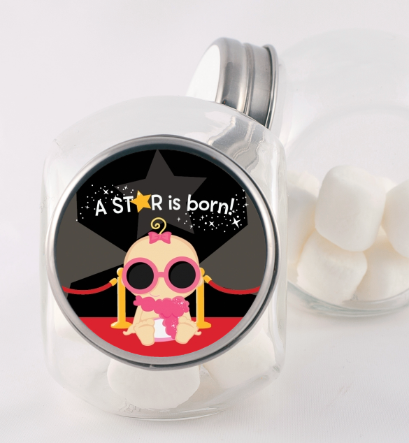 A Star Is Born Baby - Personalized Baby Shower Candy Jar