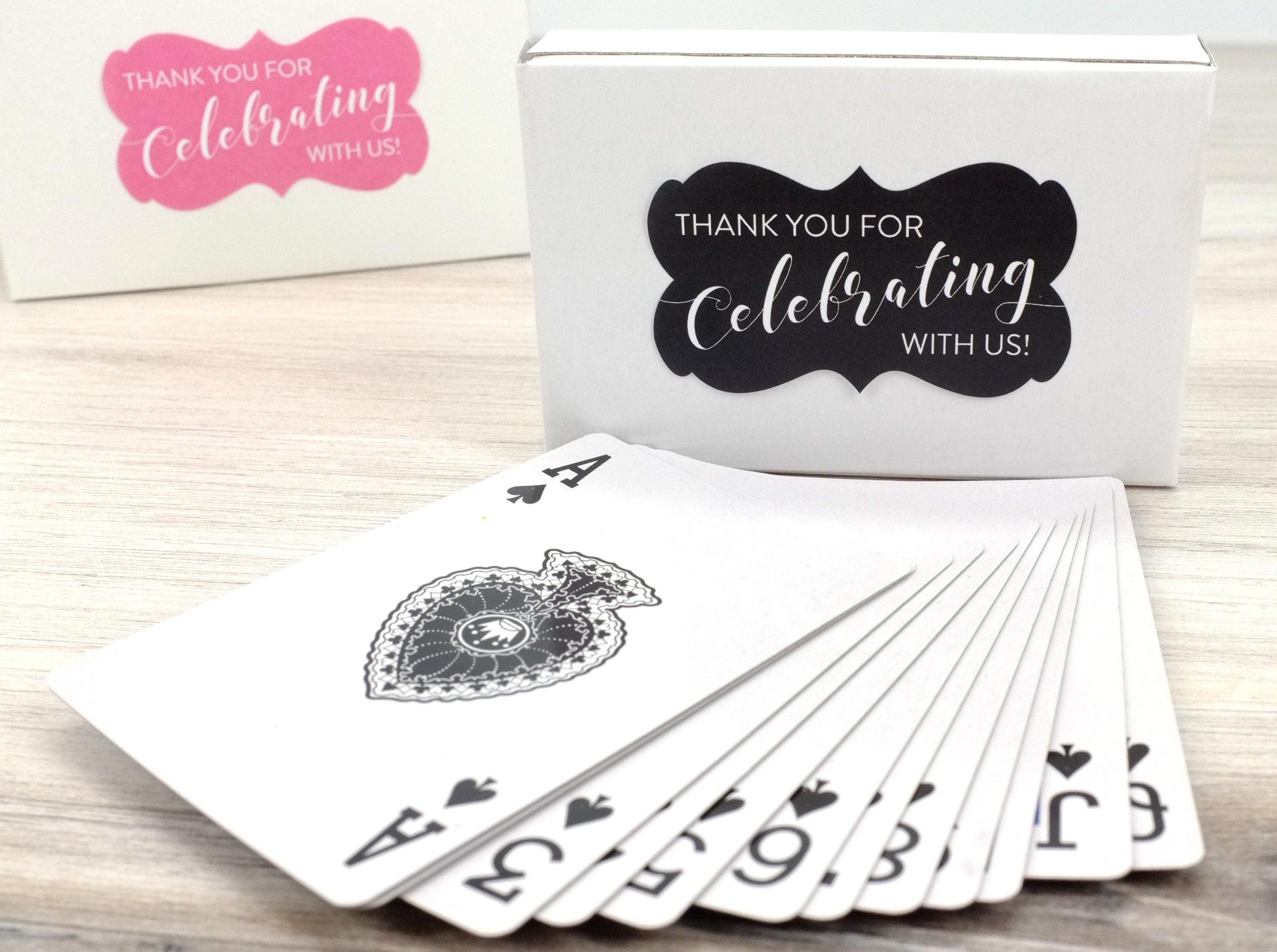Thank You for Celebrating with Us Stickers, 36 ct, Bridal, Wedding, Baby Shower Labels