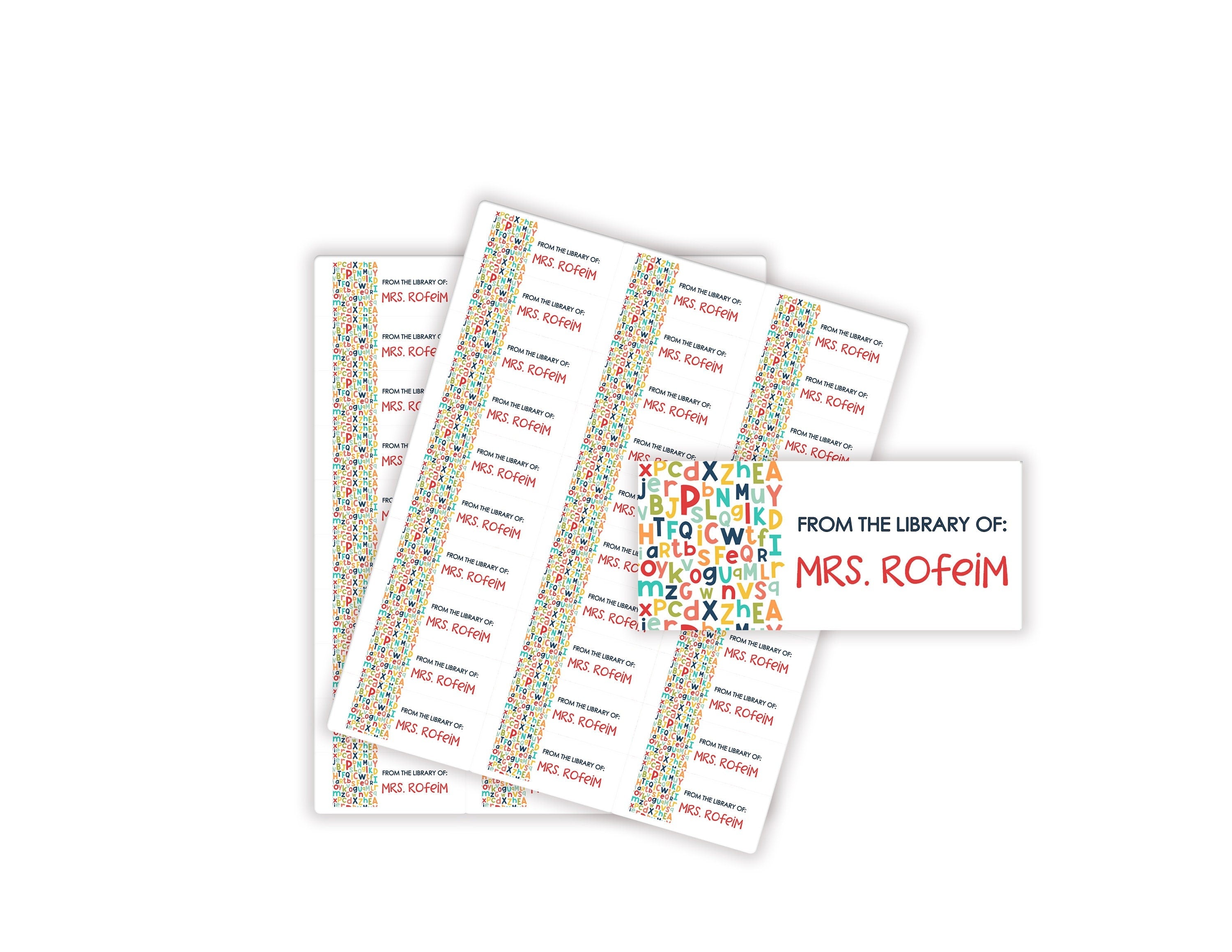 This Belongs to Teacher Stickers, Teacher Book Labels ,Teacher Supplies Labels, Teacher Gifts, Personalized Name Labels, Classroom Decor