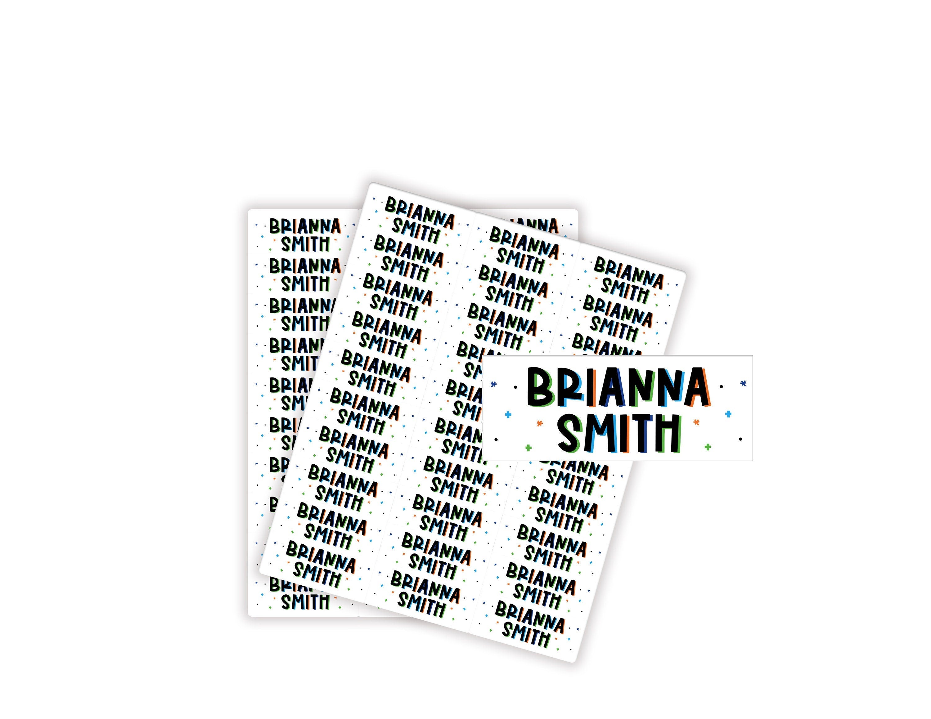 Kid Name Labels, Name Tag Stickers, Waterproof Labels for Kids Daycare, Vinyl Name Stickers for Kids School Labels