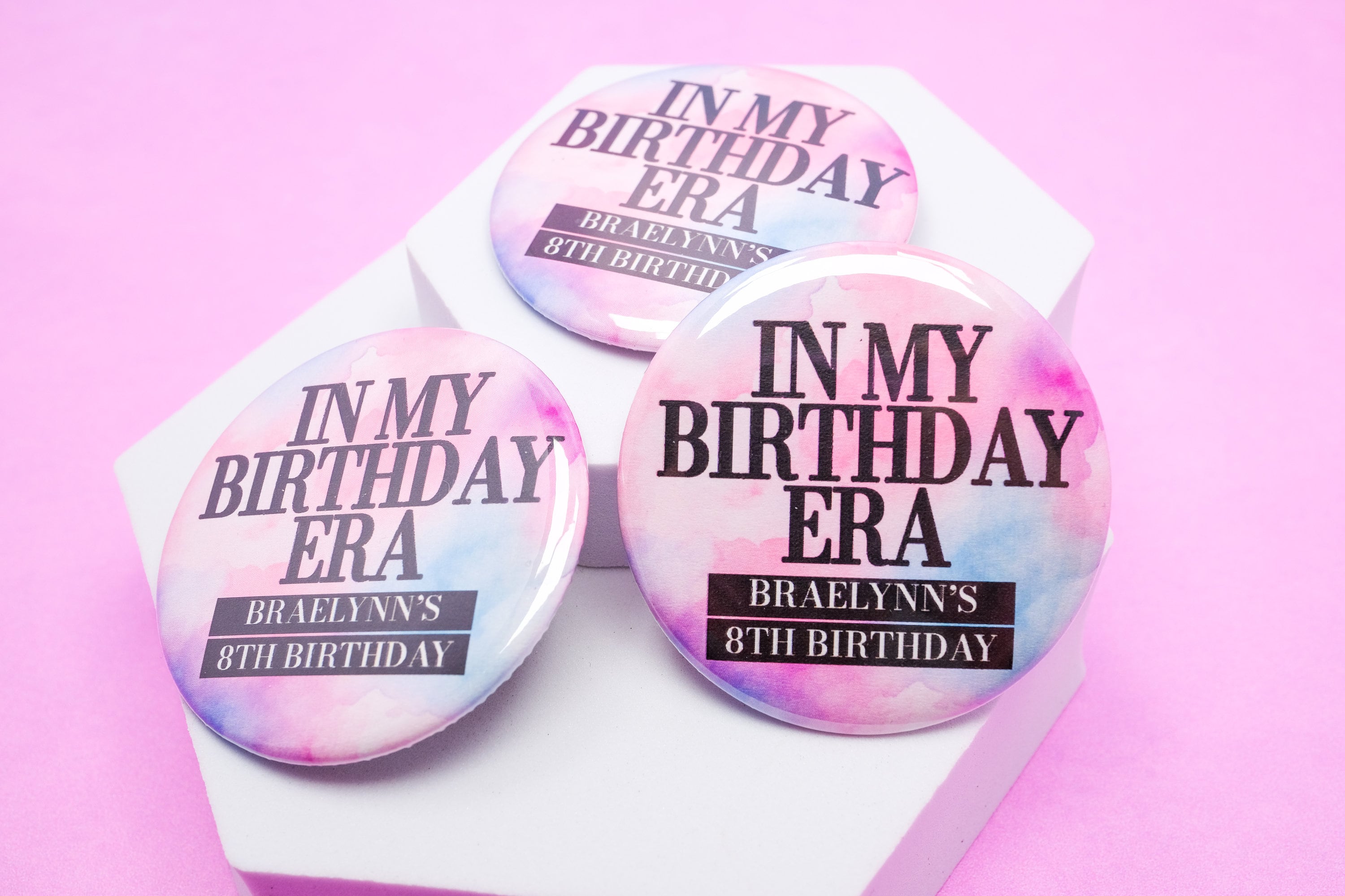 In My Birthday Era Buttons, In My Birthday Era Party Favor, Cute Birthday Buttons, Trendy Birthday Decorations for Her, Birthday Pins