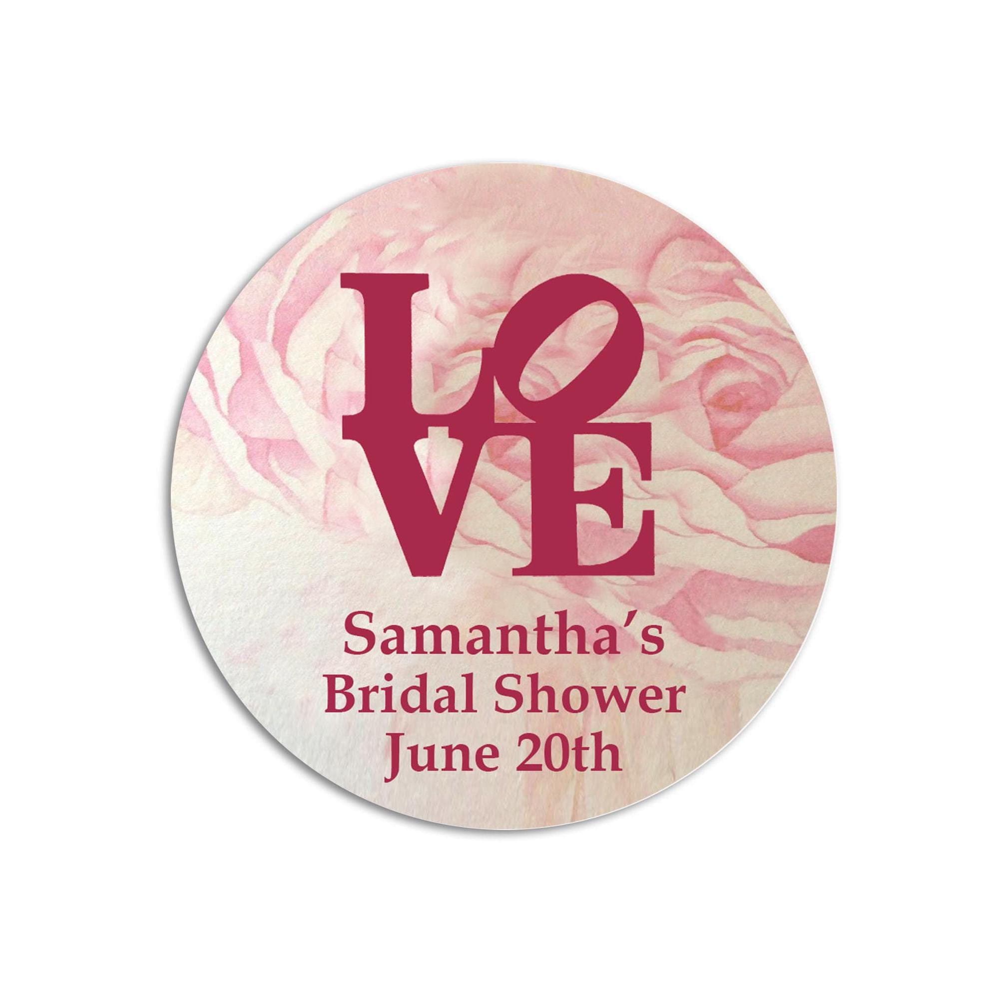 Philadelphia LOVE Bridal Shower Stickers, Philly Thank You Stickers, Wedding Favor Sticker Labels, Personalized Party Favors