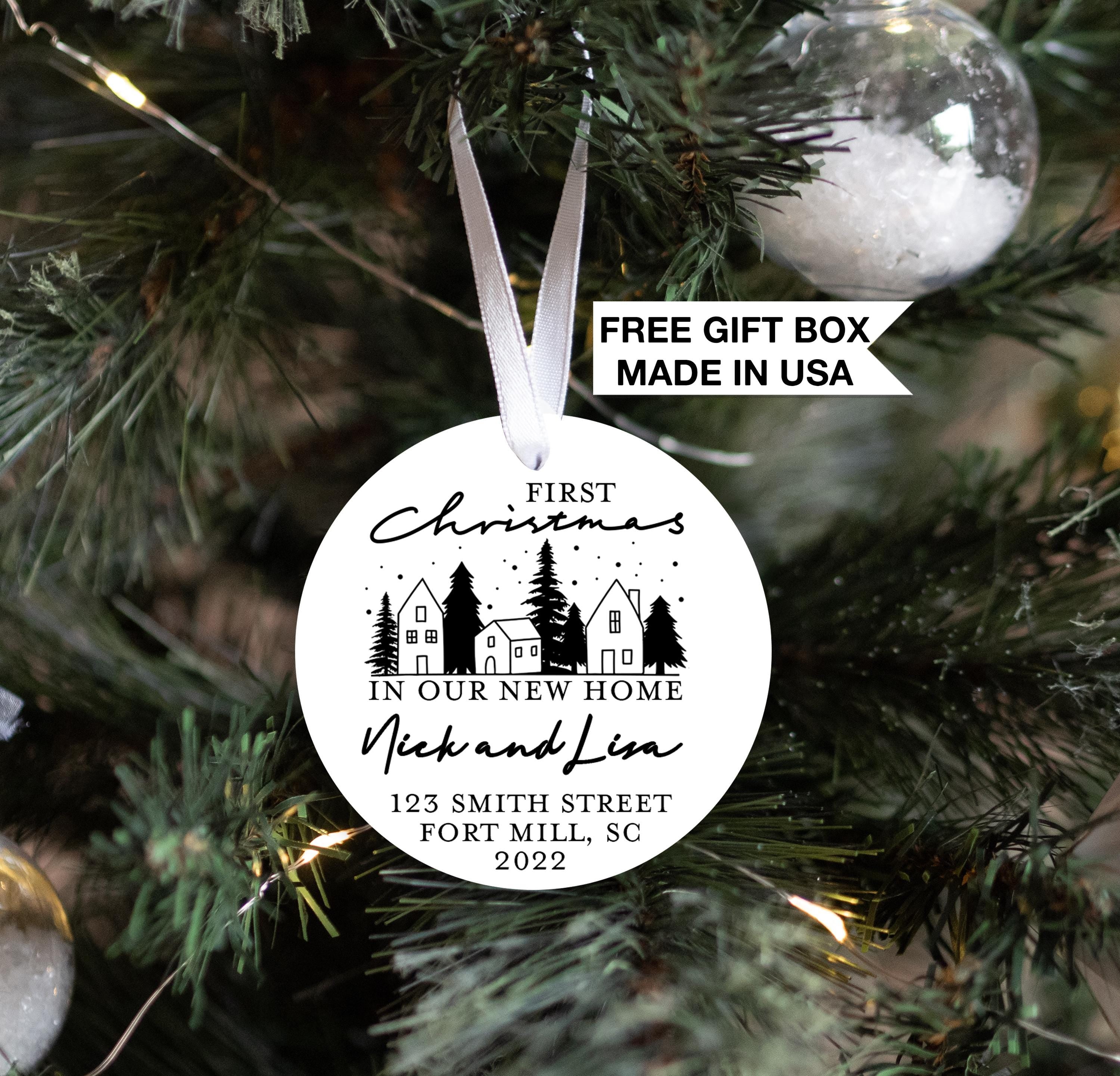New Home Ornament - First House Christmas Ornament 2025 - Realtor Closing Gift