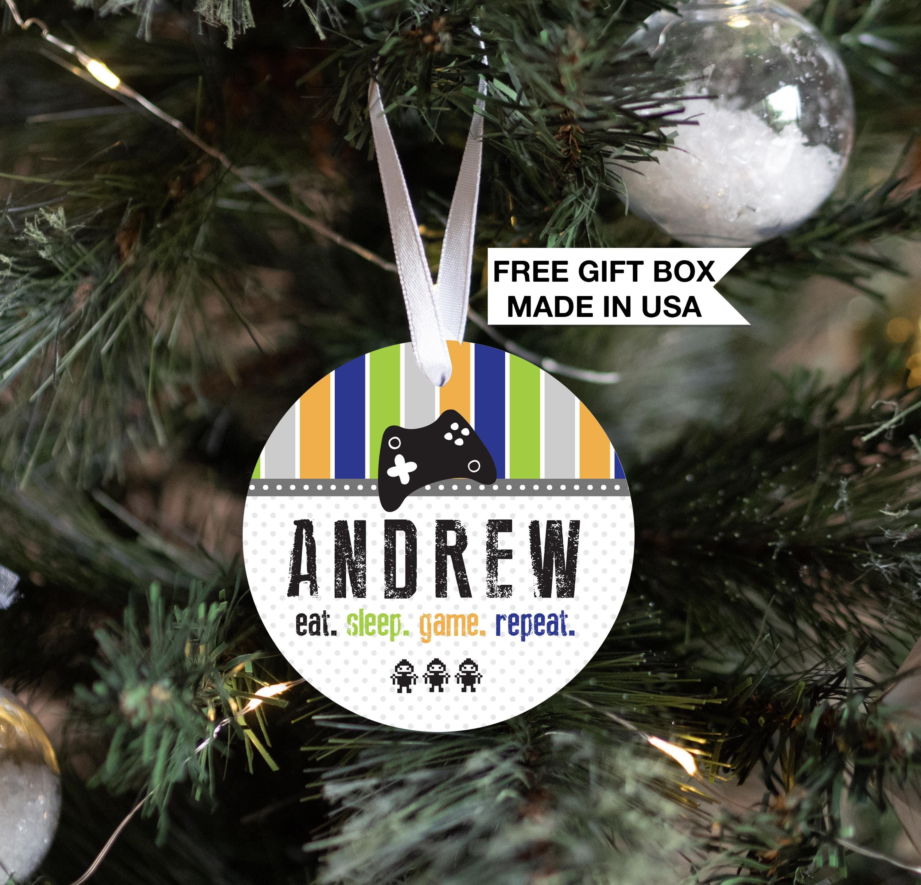 Video Game Christmas Ornament, Kid Gaming Controller Christmas Ornament