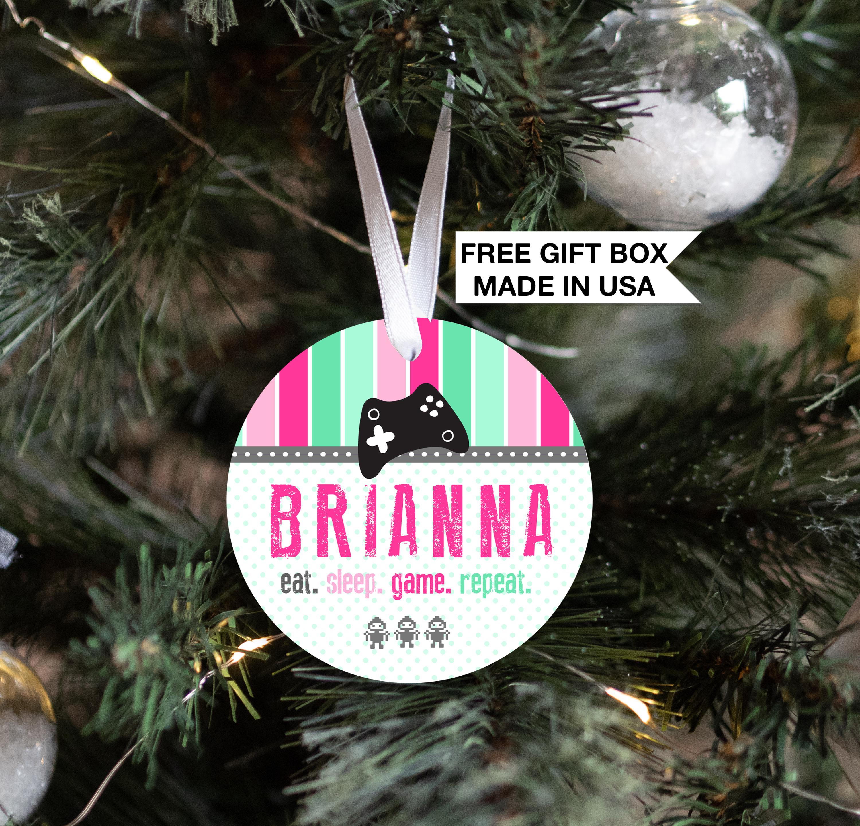 Video Game Christmas Ornament, Kid Gaming Controller Christmas Ornament