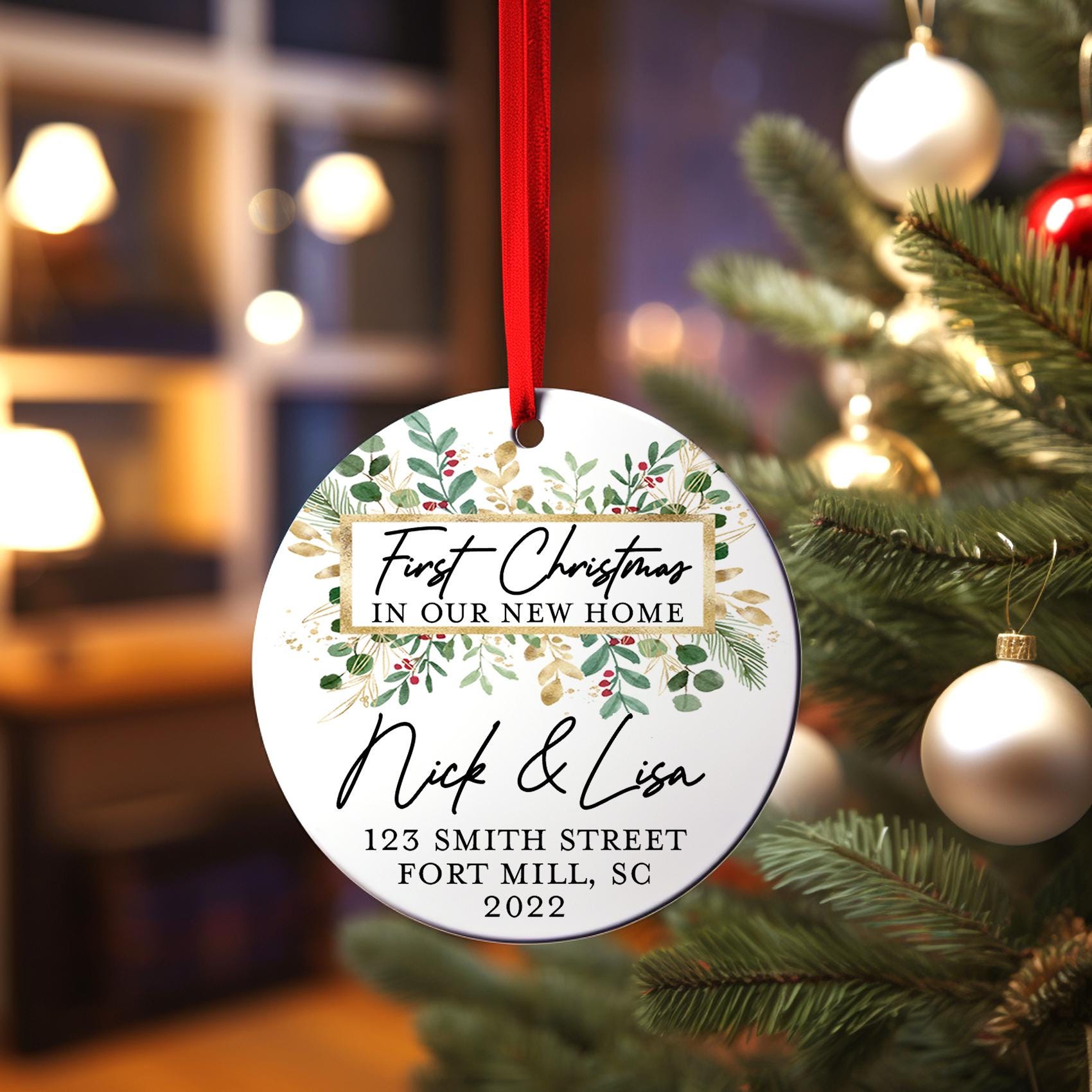 New Home Ornament - New Home Christmas Ornament 2025 - Realtor Closing Gift