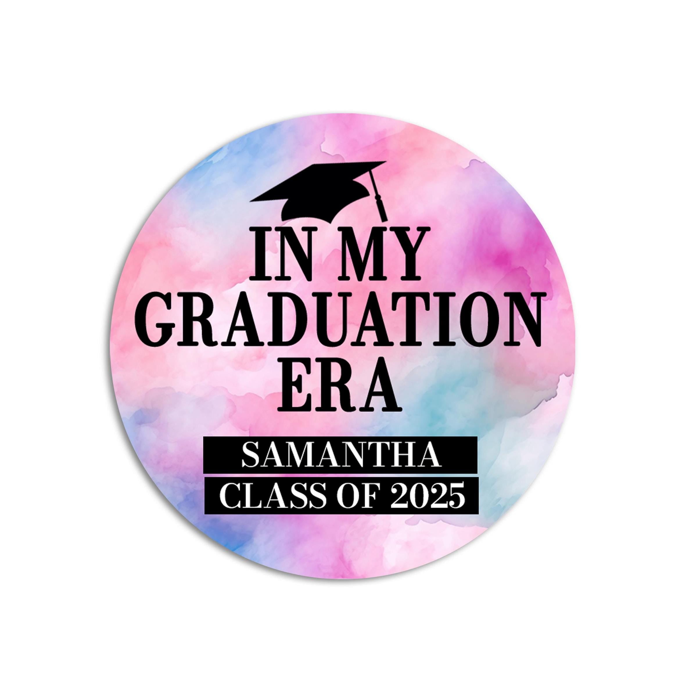 Graduate Stickers, In My Graduation Era, Graduation Party Thank You Labels, Class of 2026