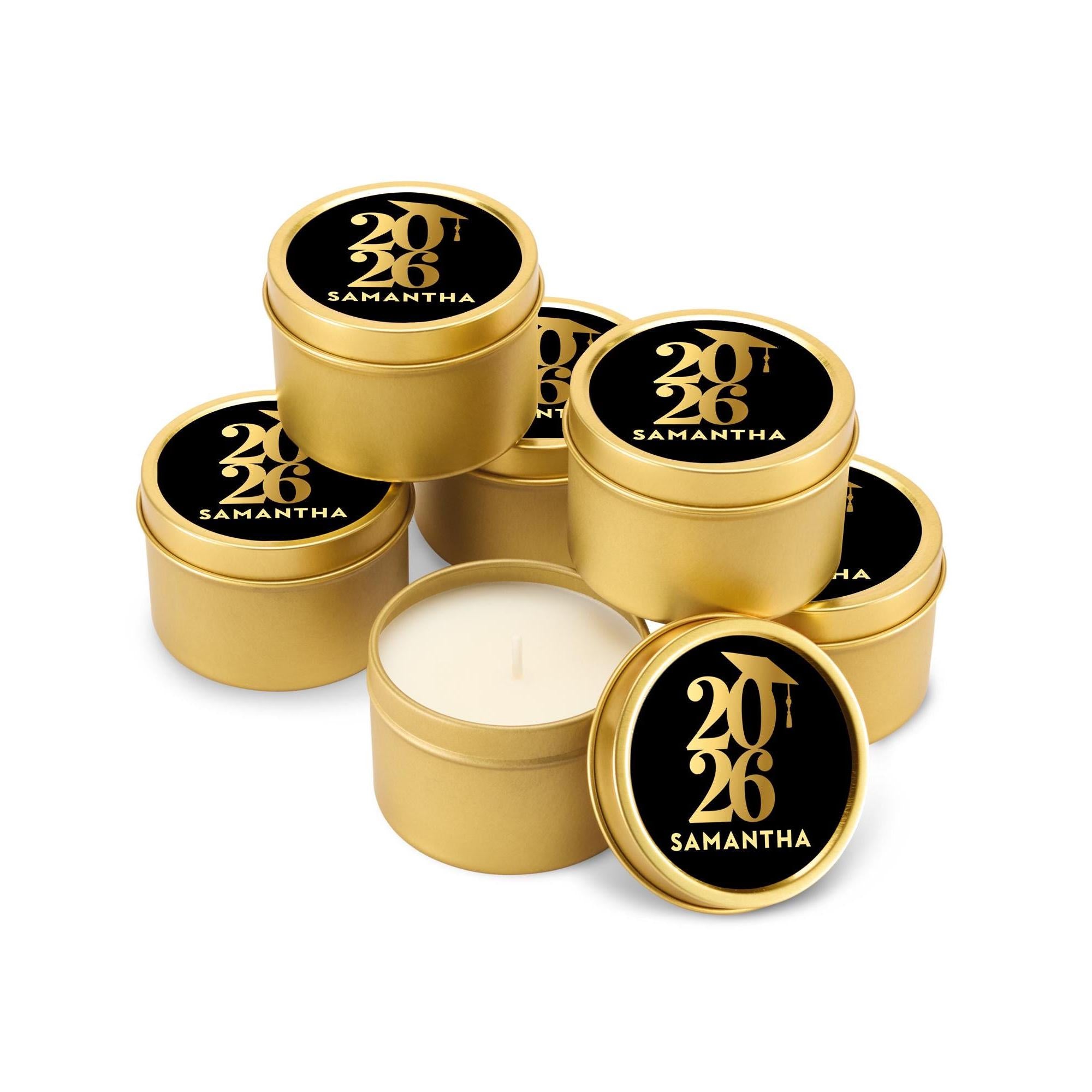 Graduation Candle Favors, Grad Party Favors, Bulk Graduation Favors, Class of 2026 Gift