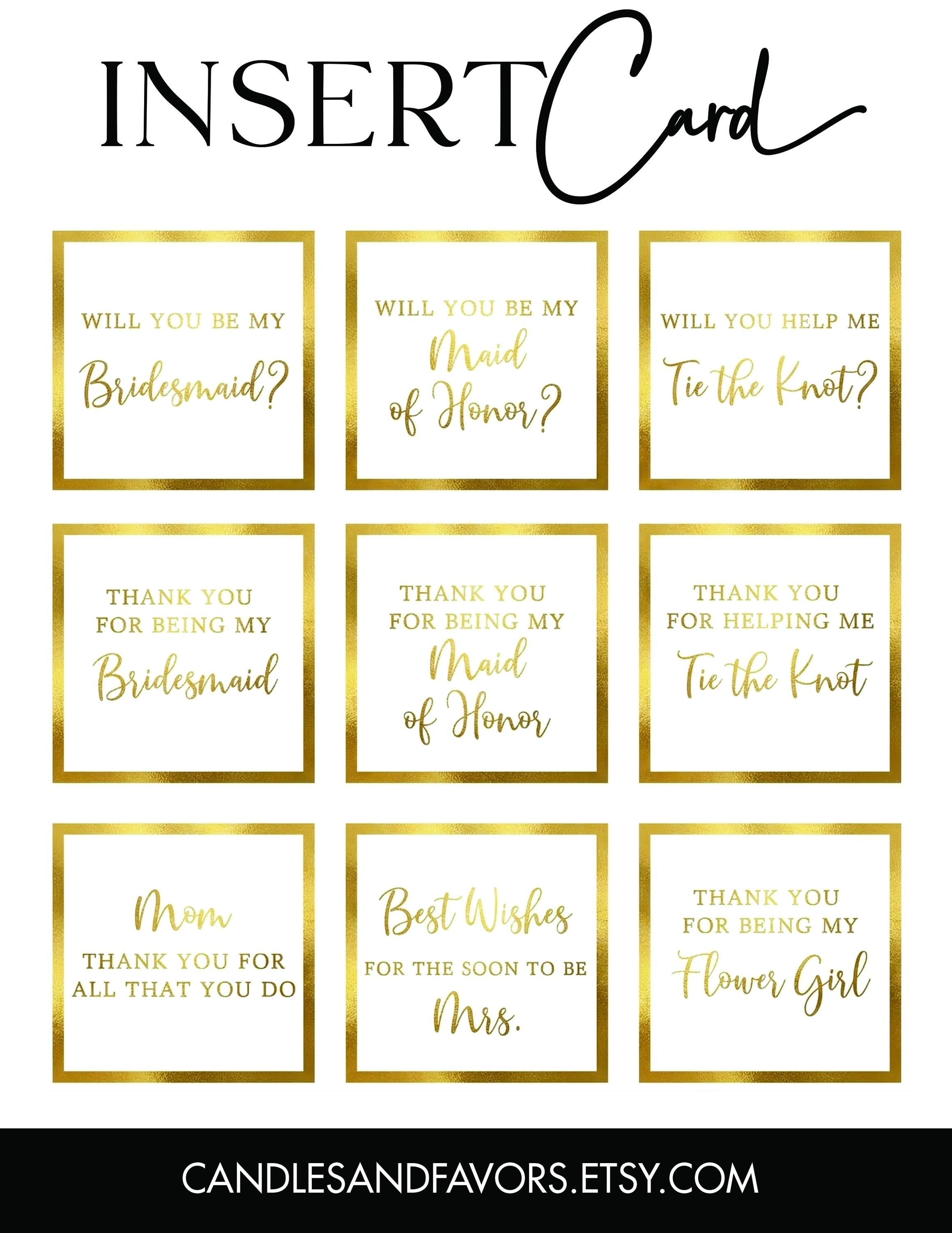 Maid of Honor Will You be Proposal Box, Gold Script Name Gift Package, Flower Girl Idea