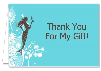 Mermaid - Bridal Shower Thank You Cards