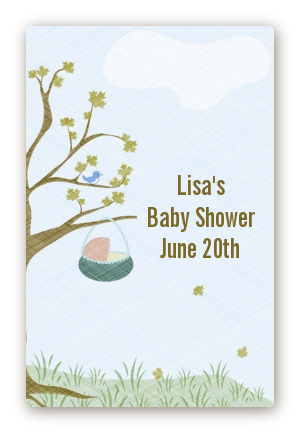 Nursery Rhyme - Rock a Bye Baby - Custom Large Rectangle Baby Shower Sticker/Labels