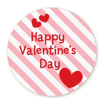 Red Hearts Personalized sticker labels  Red Hearts Valentines Day sticker  labels