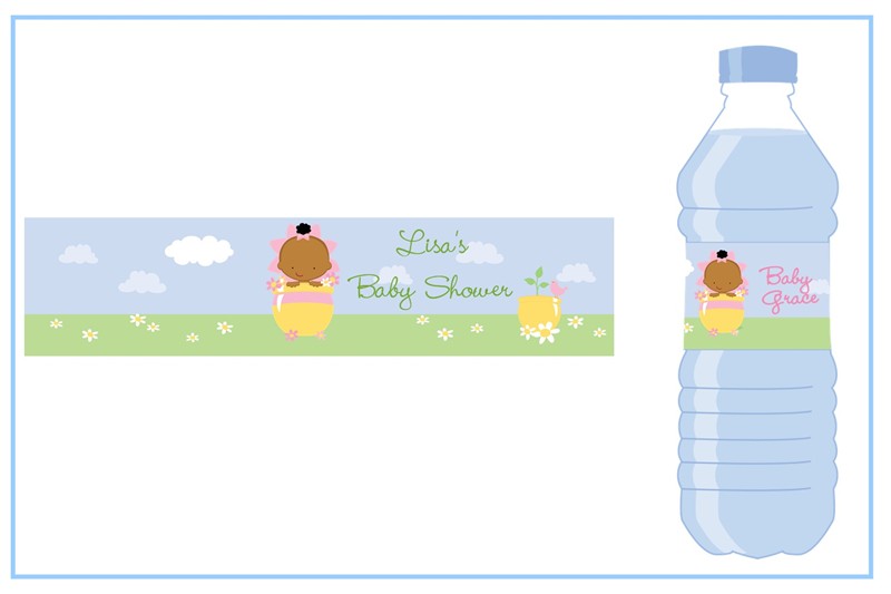 water bottle labels for baby shower. Water Bottle Label | Baby