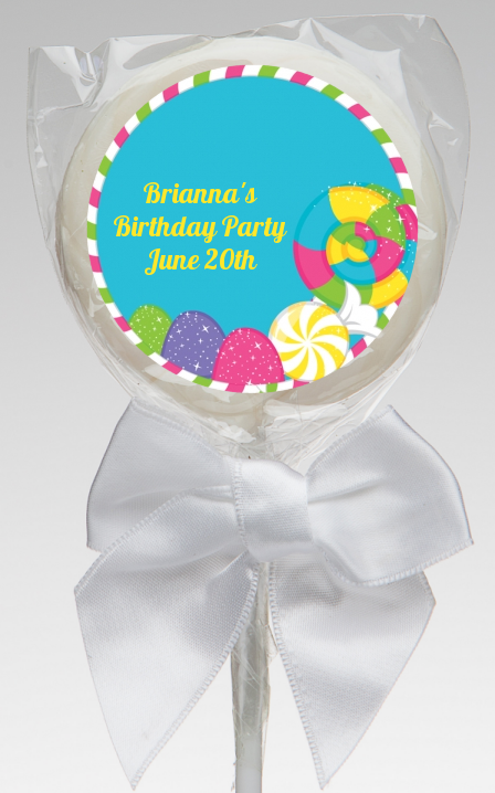 Candy Land Birthday Party Lollipop Favors 