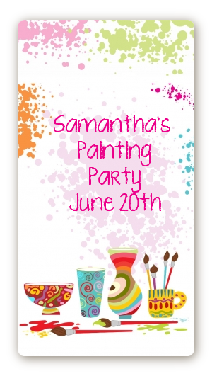 Pottery Painting Birthday Party Goodie Bags