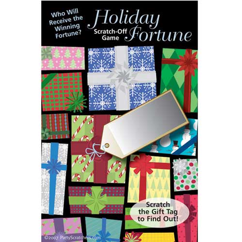 Holiday Fortune Party Scratchers Christmas Game