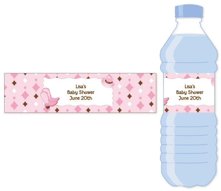 Water Bottle Labels - Water Bottle Stickers - Monogram Decal