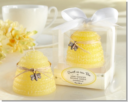 "Sweet As Can Bee" Honey-Scented Beehive Candle (Set of 4)