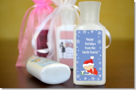 Christmas Baby Snowflakes - Personalized Christmas Lotion Favors