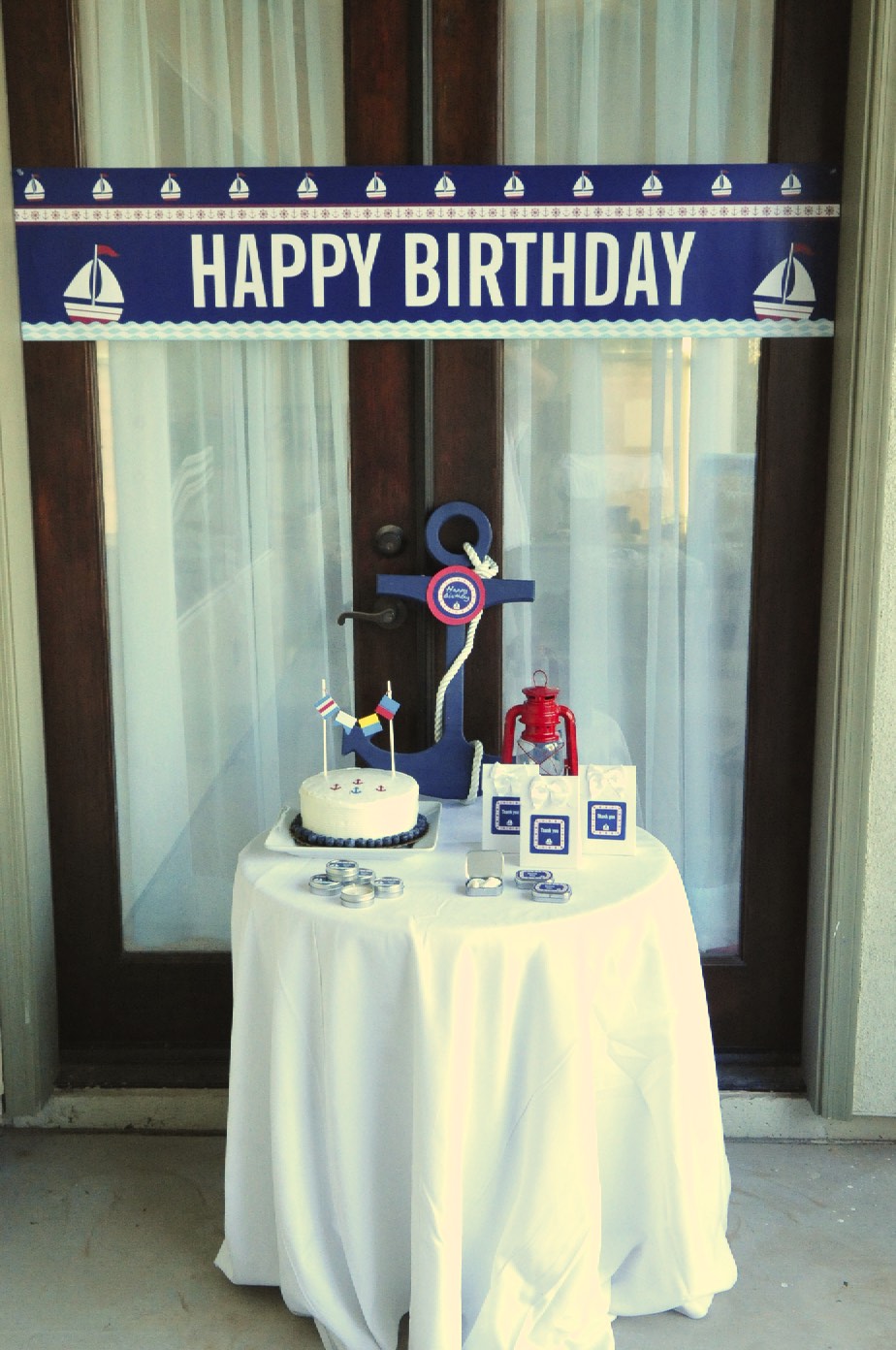 Nautical Sailboat Birthday Party