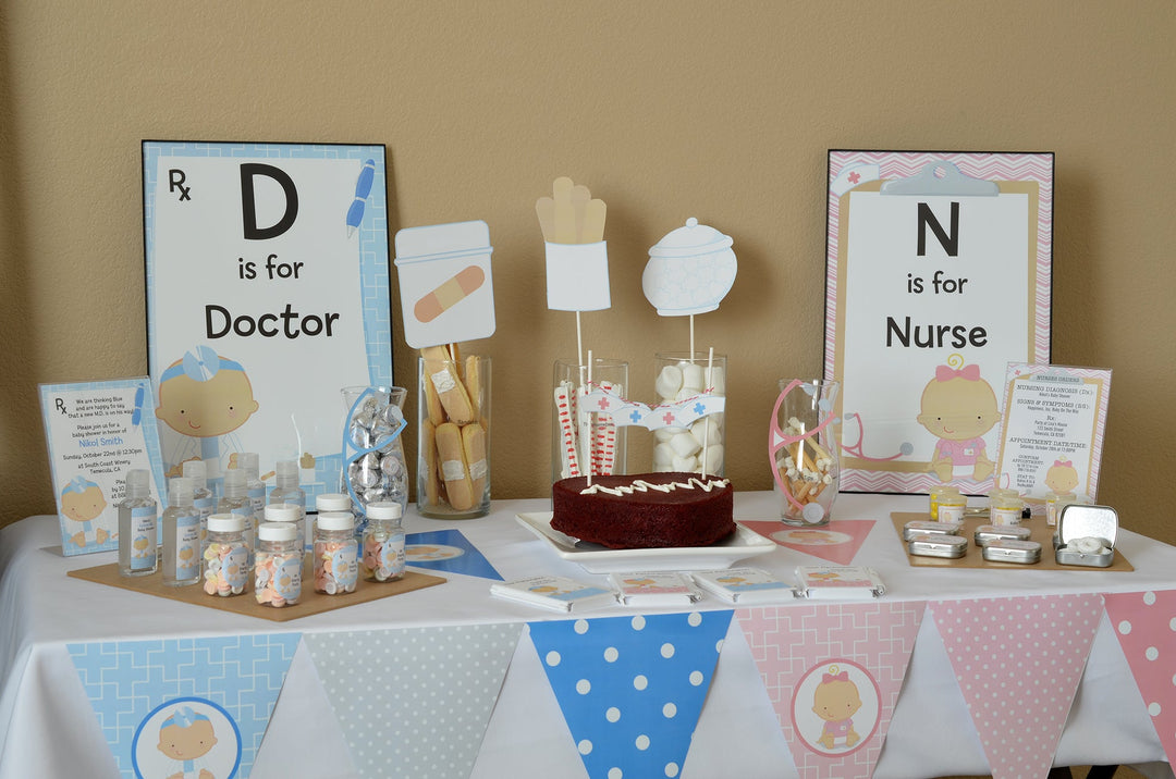Little Doctor / Nurse On The Way Baby Shower Theme