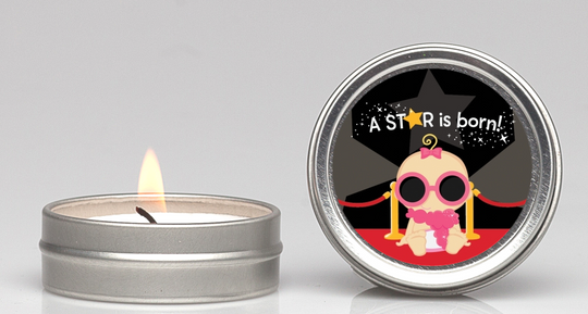 A Star Is Born Baby - Baby Shower Candle Favors