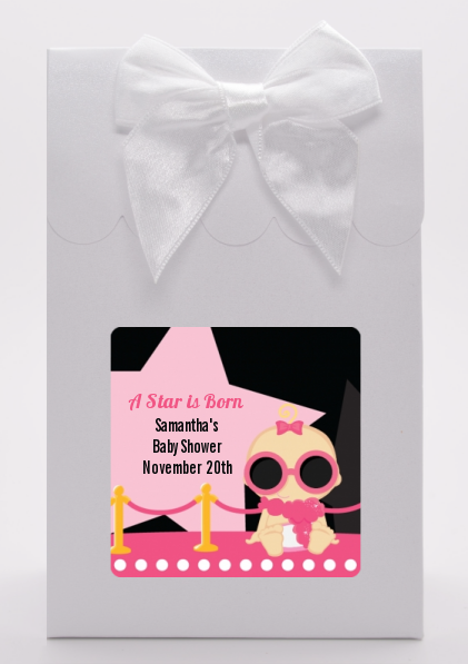 A Star Is Born Hollywood Black|Pink - Baby Shower Goodie Bags