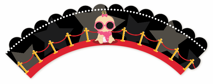 A Star Is Born!® Hollywood - Baby Shower Cupcake Wrappers