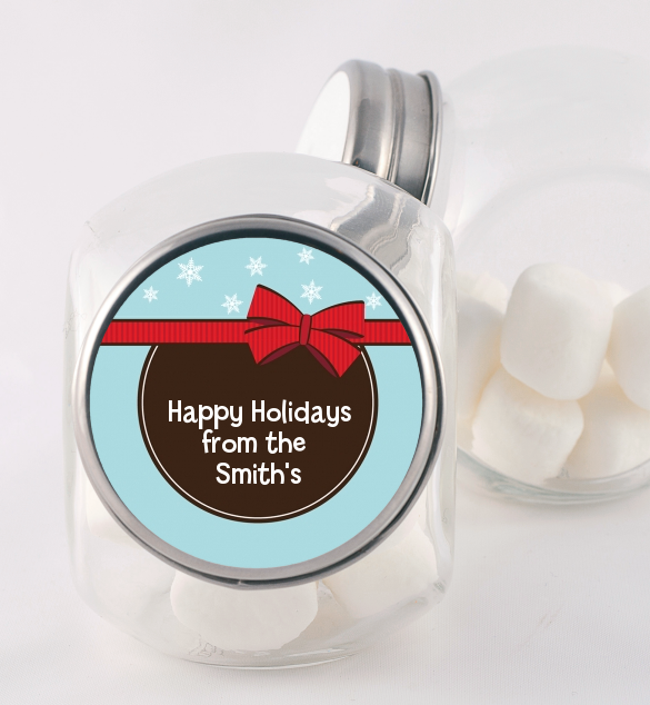 All Wrapped Up Gifts - Personalized Christmas Candy Jar