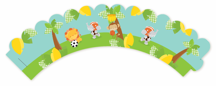 Team Safari - Baby Shower Cupcake Wrappers