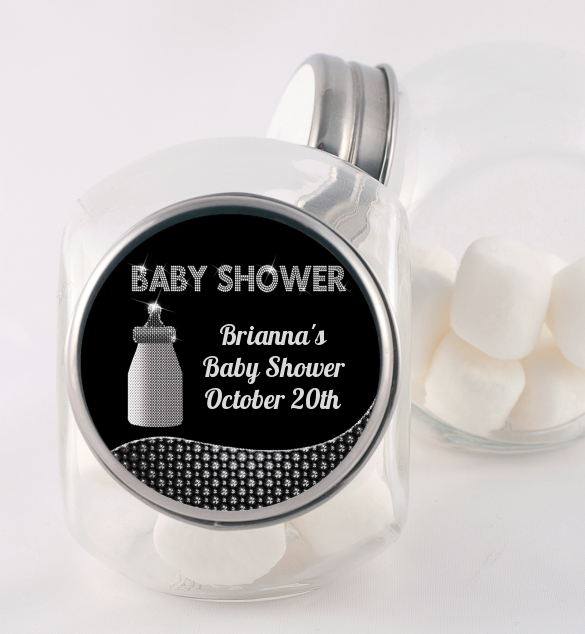 Baby Bling - Personalized Baby Shower Candy Jar