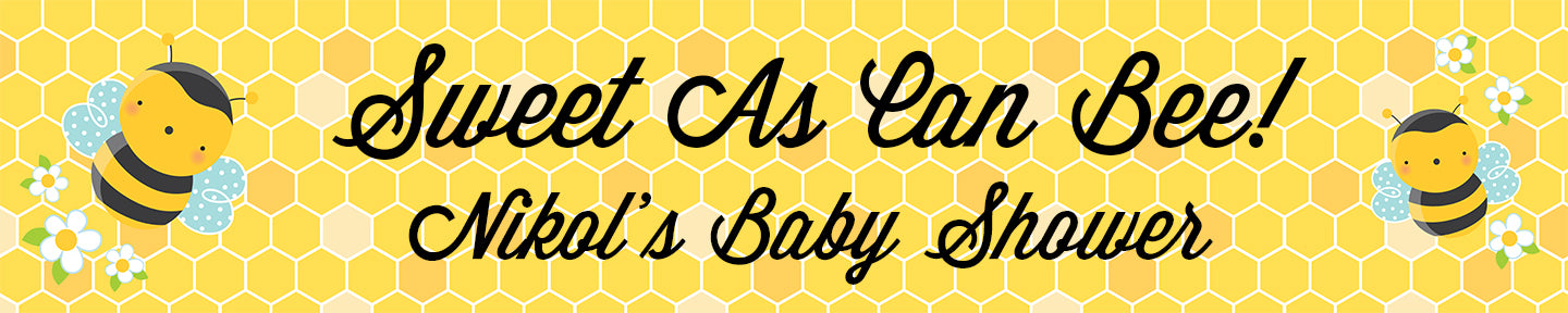 Mommy To Bee - Personalized Baby Shower Banners