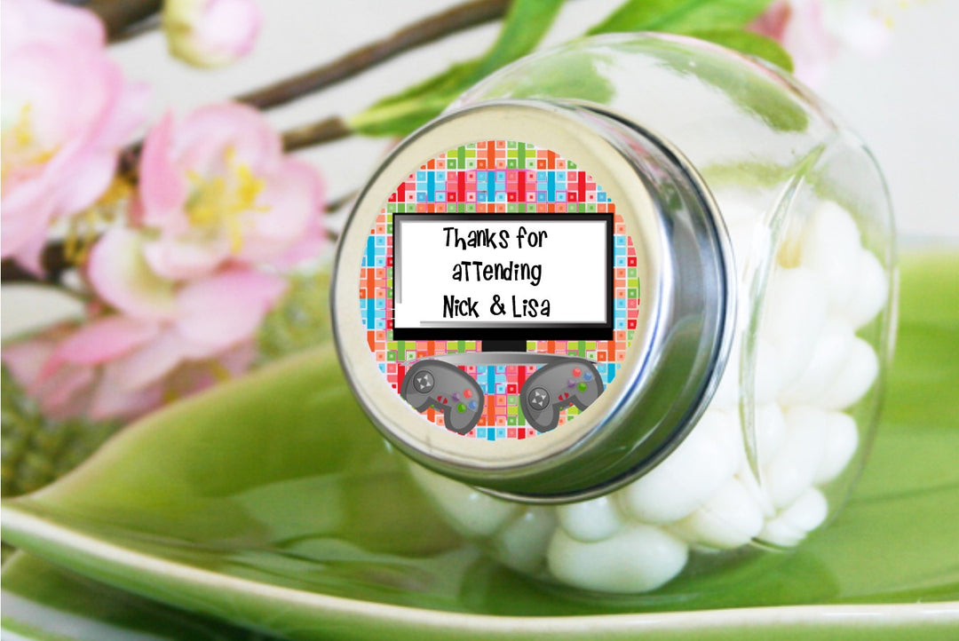 Personalized Birthday Party Candy Jars