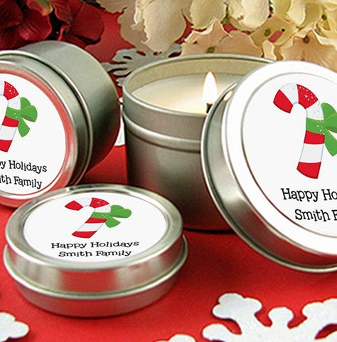 Candy Cane - Christmas Candle Favors