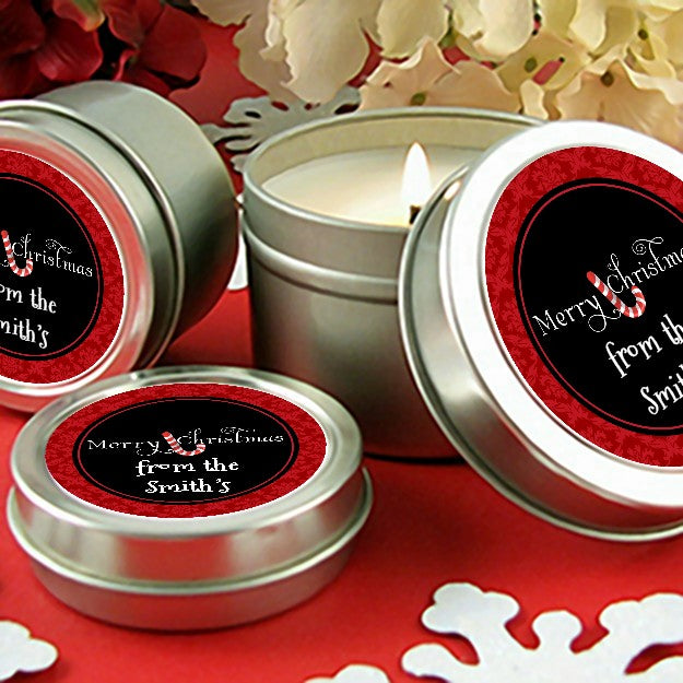 Candy Canes - Christmas Candle Favors