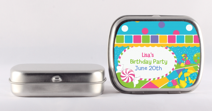 Candy Land - Personalized Birthday Party Mint Tins