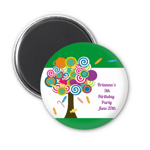 Candy Tree - Personalized Birthday Party Magnet Favors