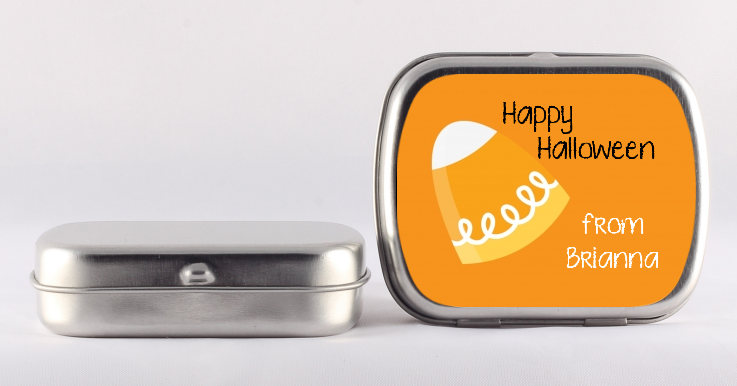 Candy Corn - Personalized Halloween Mint Tins