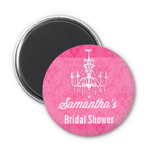 Chandelier - Personalized Bridal Shower Magnet Favors