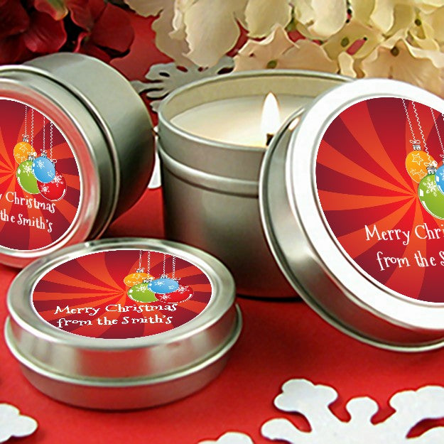 Christmas Ornaments - Christmas Candle Favors