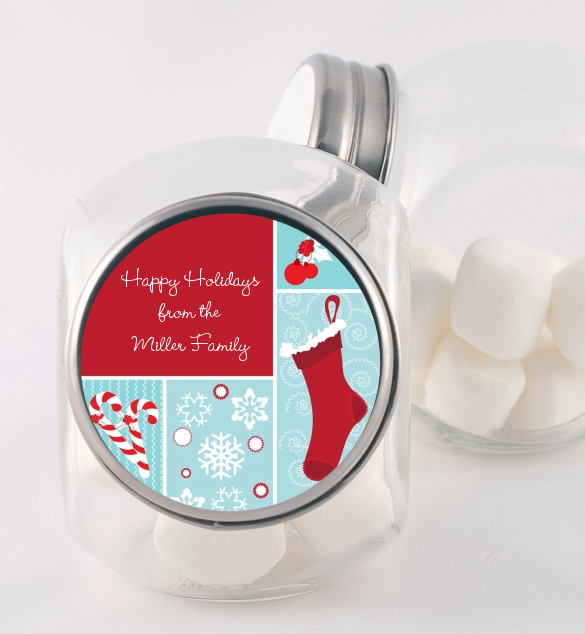 Christmas Spectacular - Personalized Christmas Candy Jar