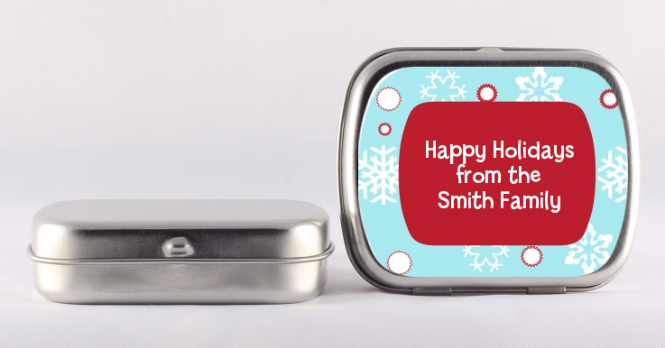 Christmas Spectacular - Personalized Christmas Mint Tins