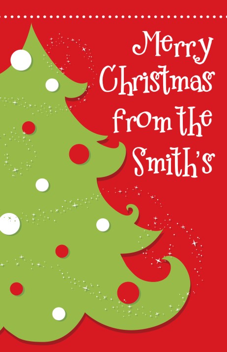 Christmas Tree - Personalized Christmas Wall Art