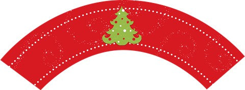 Christmas Tree - Christmas Cupcake Wrappers