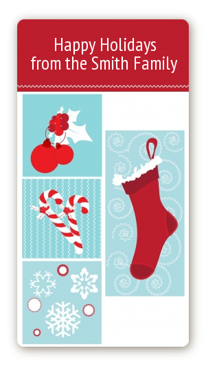 Christmas Spectacular - Custom Rectangle Christmas Sticker/Labels