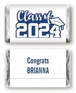 Class of 2023 Grad - Personalized Graduation Party Mini Candy Bar Wrappers