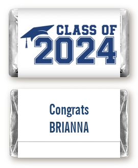 Class of 2023 - Personalized Graduation Party Mini Candy Bar Wrappers
