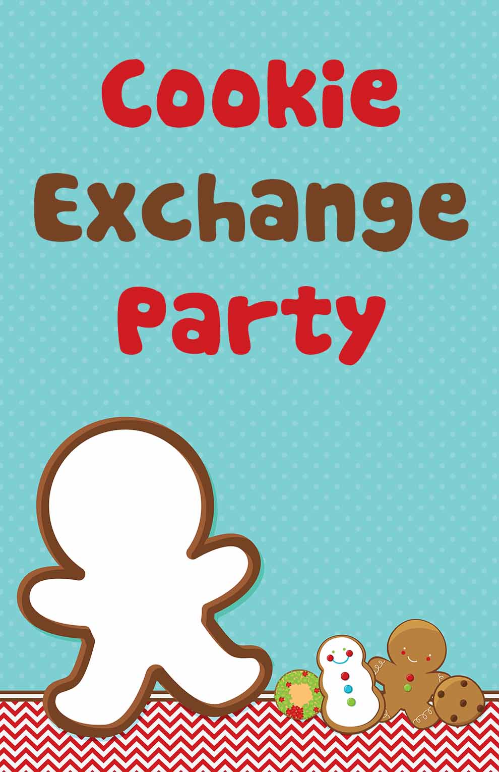 Cookie Exchange - Personalized Christmas Wall Art