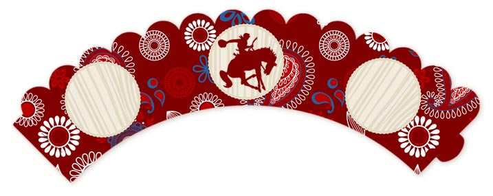 Cowgirl Rider - Birthday Party Cupcake Wrappers