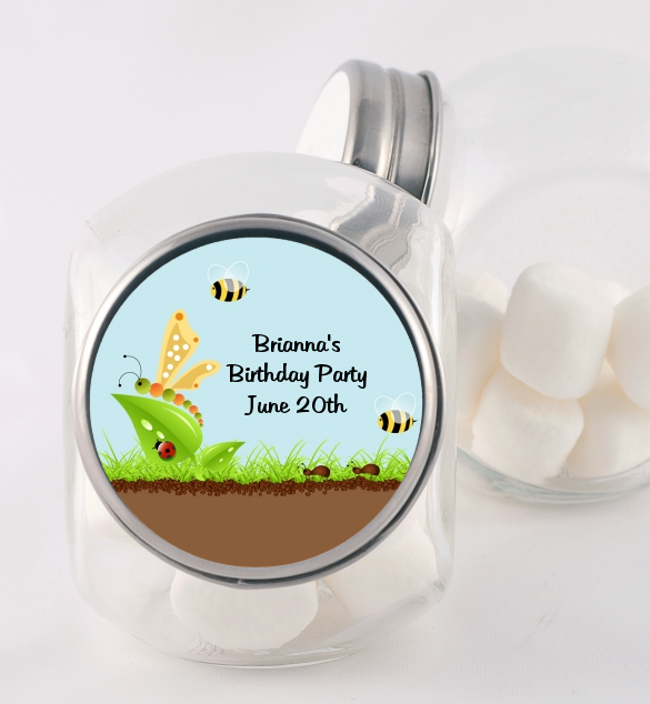 Critters Bugs & Insects - Personalized Birthday Party Candy Jar